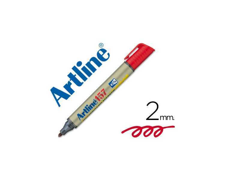 Rotulador artline pizarra ek-157 rojo punta redonda 2 mm
