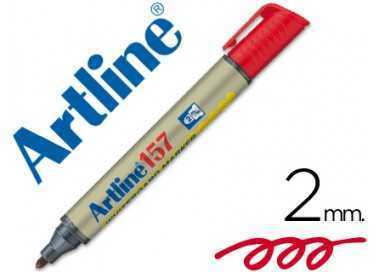 Rotulador artline pizarra ek-157 rojo punta redonda 2 mm