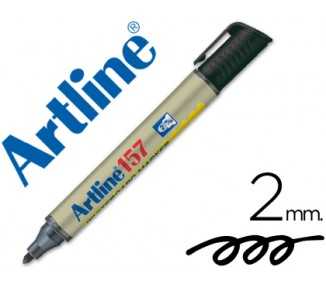 Rotulador artline pizarra ek-157 negro -punta redonda 2 mm
