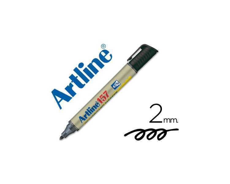 Rotulador artline pizarra ek-157 negro -punta redonda 2 mm