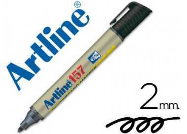 Rotulador artline pizarra ek-157 negro -punta redonda 2 mm