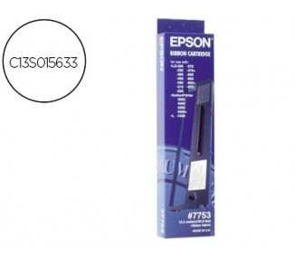 Cinta impresora epson lq-200 300 300c 300+ii 500 550570 570+ 580 800 850 870 1500 negra (7753)
