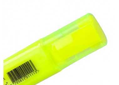 Rotulador q-connect fluorescente amarillo punta biselada