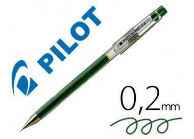 Boligrafo pilot punta aguja g-tec-c4 verde