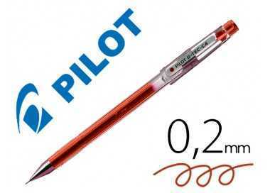 Boligrafo pilot punta aguja g-tec-c4 rojo