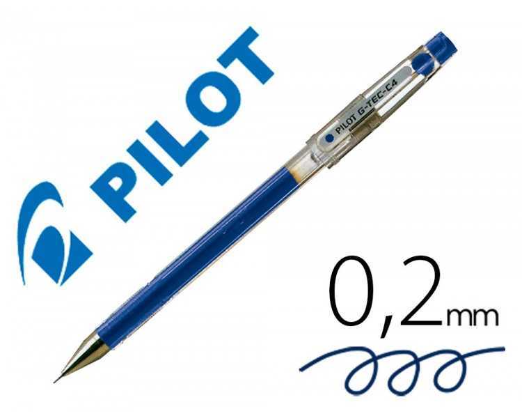 Boligrafo pilot punta aguja g-tec-c4 azul