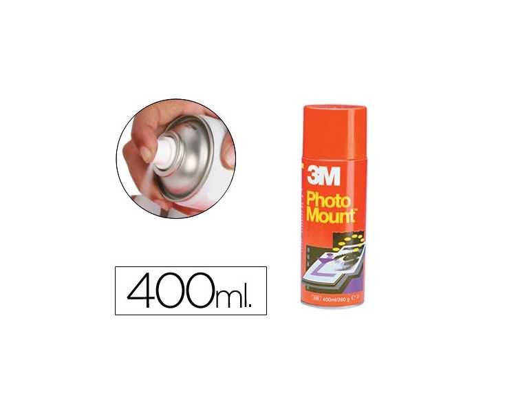 Pegamento 3m spray photo mount adhesivo permanente bote de 400 ml