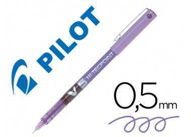 Rotulador pilot punta aguja v-5 violeta 0.5 mm