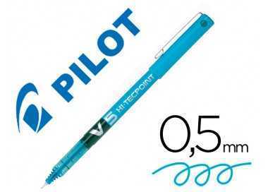 Rotulador pilot punta aguja v-5 azul claro 0.5 mm