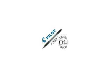 Boligrafo pilot bps-gp negro sujecion de caucho tinta base de aceite con capuchon