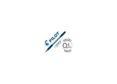 Boligrafo pilot bps-gp azul sujecion de caucho tinta base de aceite con capuchon