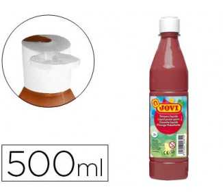 Tempera liquida jovi escolar 500 ml marron