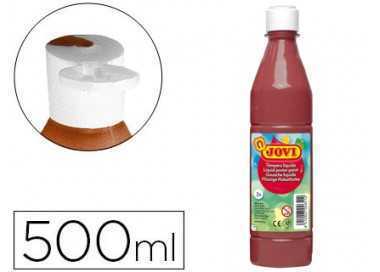 Tempera liquida jovi escolar 500 ml marron