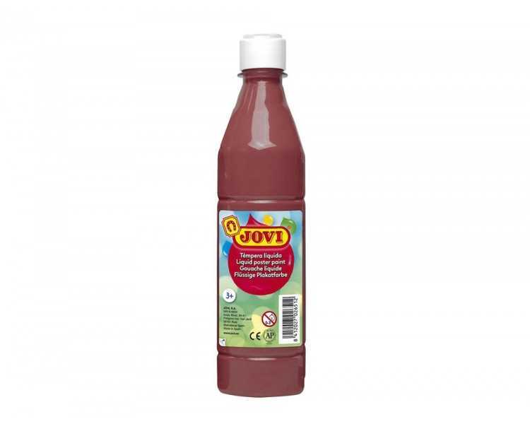 Tempera liquida jovi escolar 500 ml marron