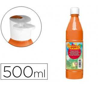 Tempera liquida jovi escolar 500 ml naranja
