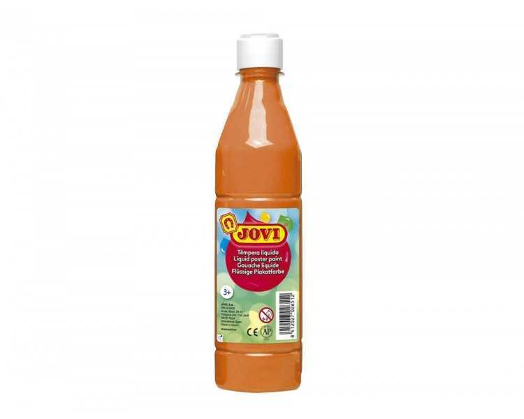 Tempera liquida jovi escolar 500 ml naranja