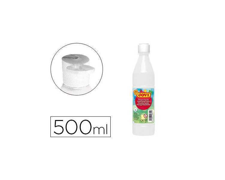 Tempera liquida jovi escolar 500 ml blanco