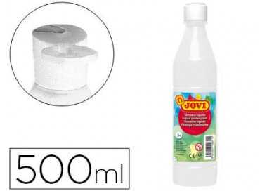 Tempera liquida jovi escolar 500 ml blanco