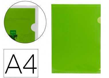 Carpeta liderpapel dossier uñero 44003 polipropileno din a4 verde 20 hojas
