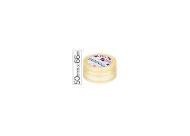 Cinta adhesiva eurocel polipropileno transparente 66 mt x 50 mm para embalaje Cinta adhesiva eurocel polipropileno transparente 66 mt x 50 mm para embalaje