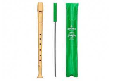 Flauta hohner 9508 color marfil funda verde