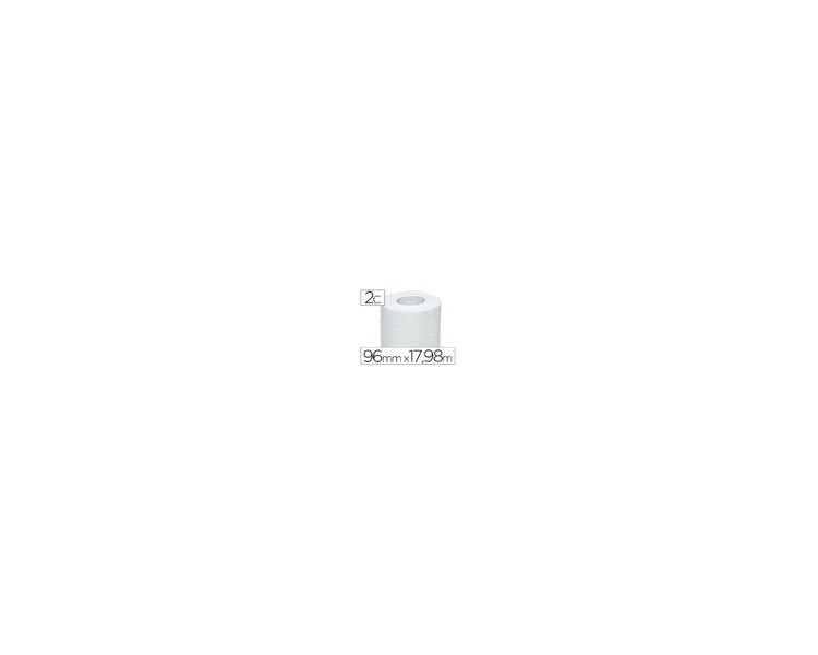 Papel higienico olimpic 2 capas-96,3mm ancho x 17,98m largo paquete de 4 rollos