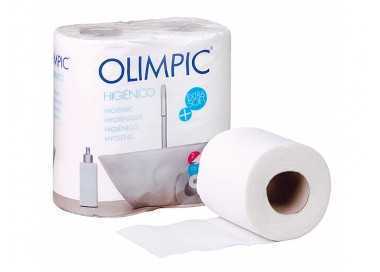 Papel higienico olimpic 2 capas-96,3mm ancho x 17,98m largo paquete de 4 rollos Papel higienico olimpic 2 capas-96,3mm ancho x 17,98m largo paquete de 4 rollos