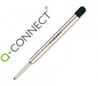 Recambio boligrafo q-connect tipo parker negro