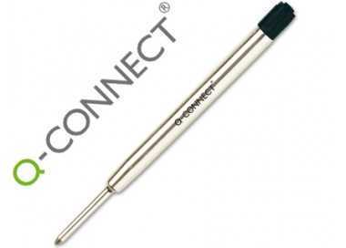 Recambio boligrafo q-connect tipo parker negro