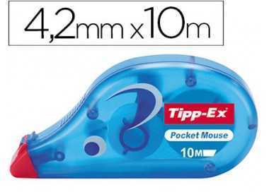 Corrector tipp-ex cinta pocket mouse 4,2 mm x 10 mt