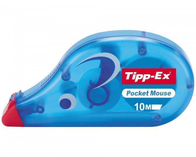 Corrector tipp-ex cinta pocket mouse 4,2 mm x 10 mt