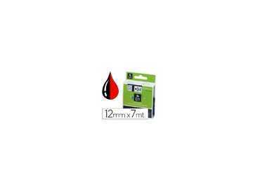 Cinta dymo 1000 negro-rojo 12mm x 7mt d1 Cinta dymo 1000 negro-rojo 12mm x 7mt d1