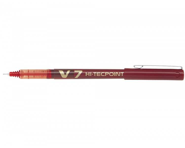 Rotulador pilot punta aguja v-7 rojo 0.7 mm