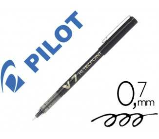 Rotulador pilot punta aguja v-7 negro 0.7 mm