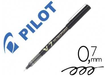 Rotulador pilot punta aguja v-7 negro 0.7 mm
