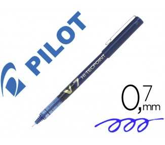 Rotulador pilot punta aguja v-7 azul 0.7 mm