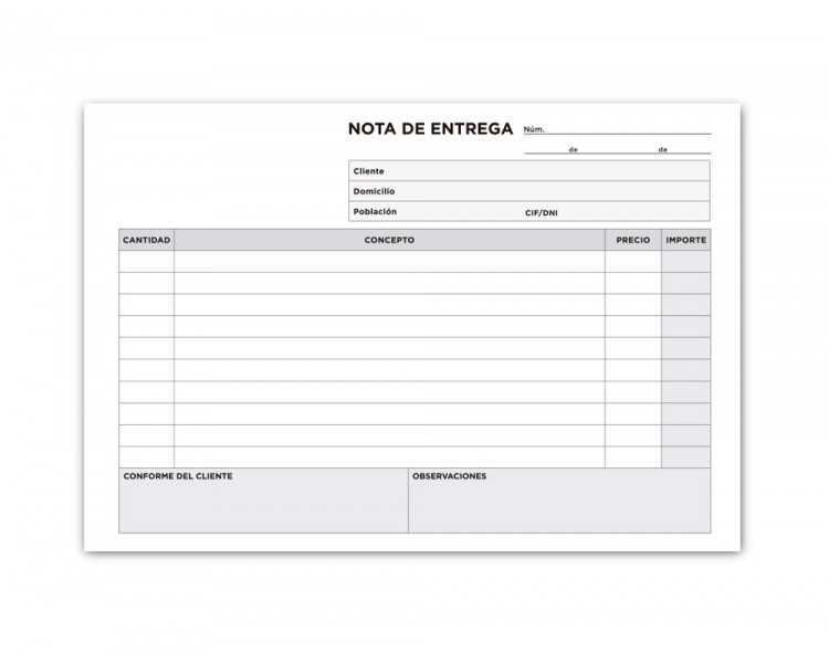 Talonario liderpapel entregas cuarto original y copia t229 apaisado