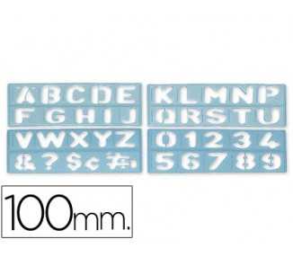 Plantilla liderpapel rotulacion 1800 letras y numeros 100 mm