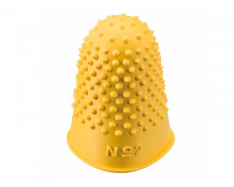 Dediles q-connect goma nº2 22-24 mm diametro caja de 12 unidades color amarillo