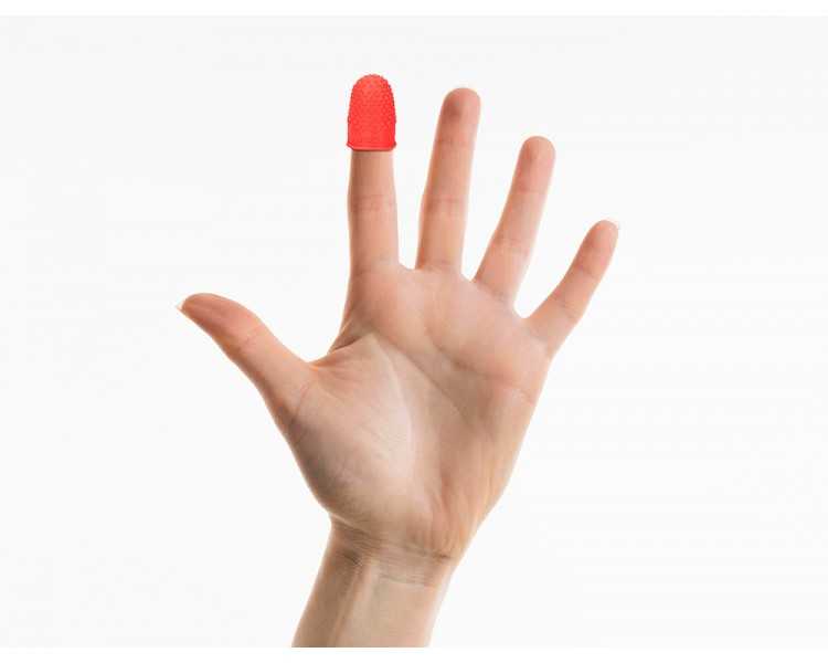 Dediles q-connect goma nº00 18-20 mm diametro caja de 12 unidades color rojo