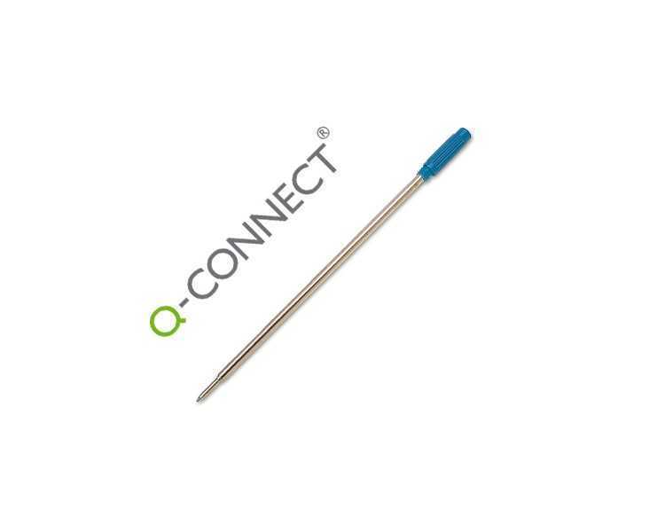 Recambio boligrafo q-connect tipo cross azul