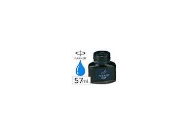 Tinta estilografica parker azul permanente bote 57 ml