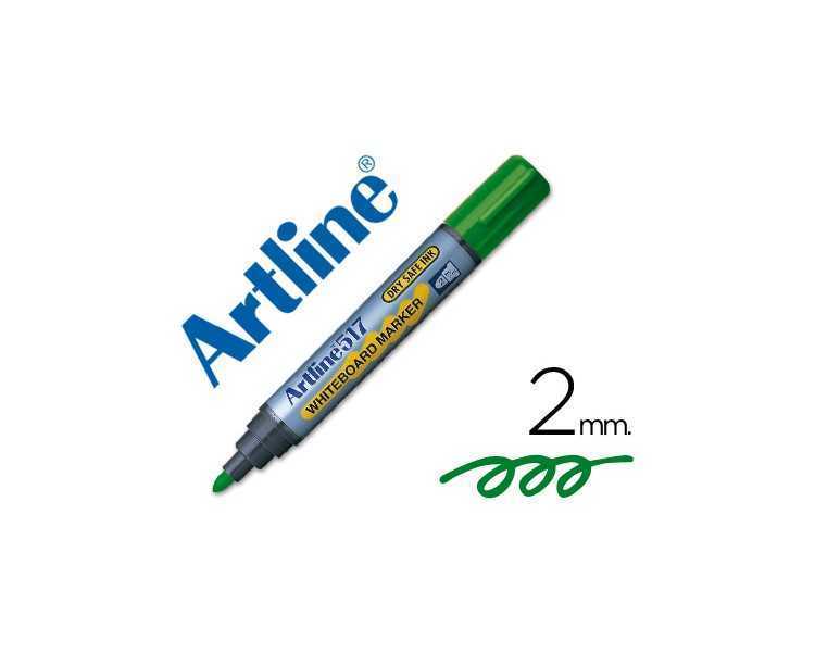 Rotulador artline pizarra ek-517 verde punta redonda 2 mm tinta de bajo olor