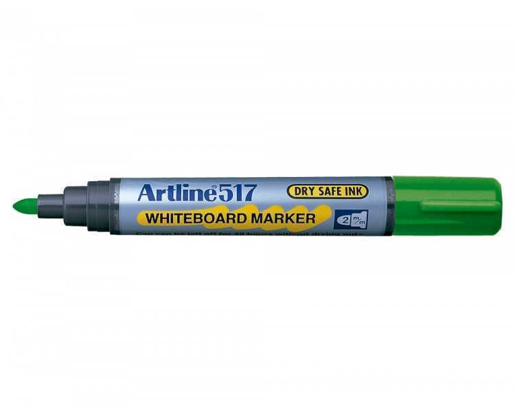 Rotulador artline pizarra ek-517 verde punta redonda 2 mm tinta de bajo olor