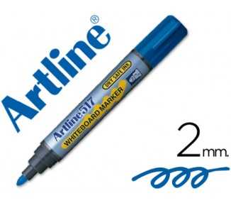 Rotulador artline pizarra ek-517 azul punta redonda 2 mm tinta de bajo olor
