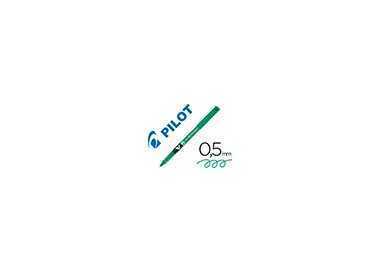 Rotulador pilot punta aguja v-5 verde 0.5 mm