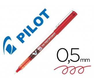 Rotulador pilot punta aguja v-5 rojo 0.5 mm
