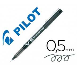 Rotulador pilot punta aguja v-5 negro 0.5 mm