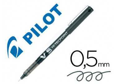 Rotulador pilot punta aguja v-5 negro 0.5 mm
