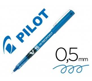 Rotulador pilot punta aguja v-5 azul 0.5 mm